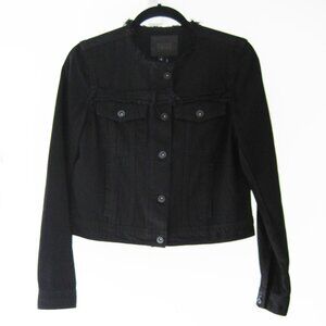 NWOT Paige Black Denim Jacket S